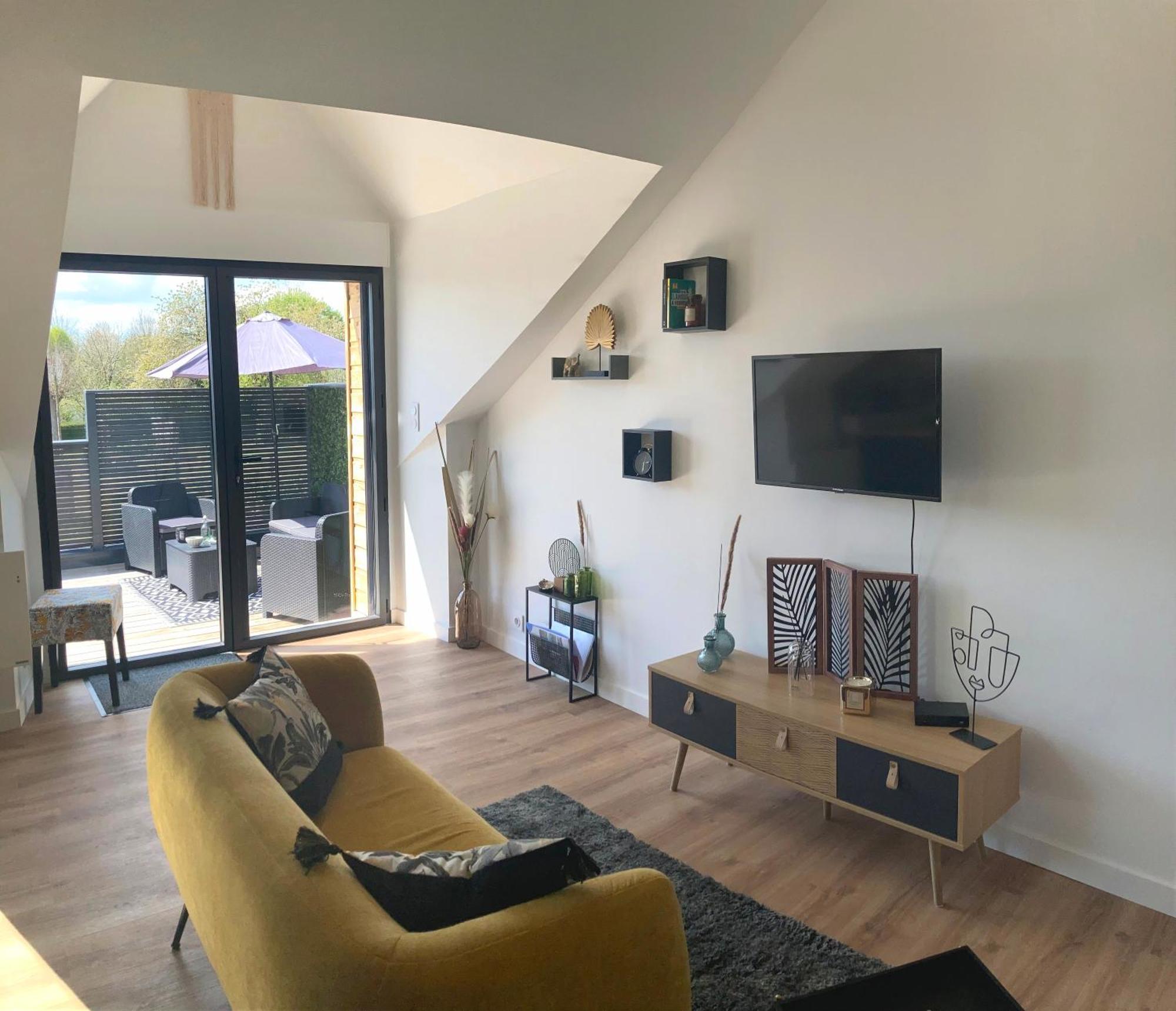 Gite La Terrasse Du 37 Breteil Kültér fotó